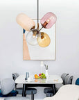 Lampa Sufitowa Wisząca Szklana APP436-4C Multicolor