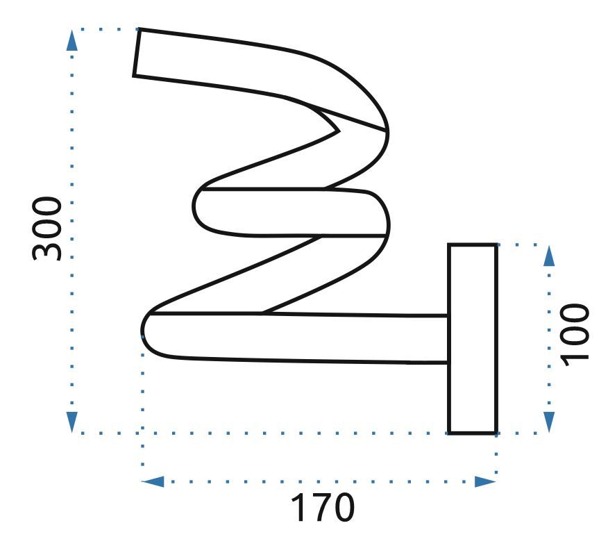 LAMPA ŚCIENNA KINKIET LED SPRING UP APP830-W Złota