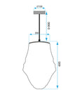 Lampa Wisząca Boho APP1322-1CP  9
