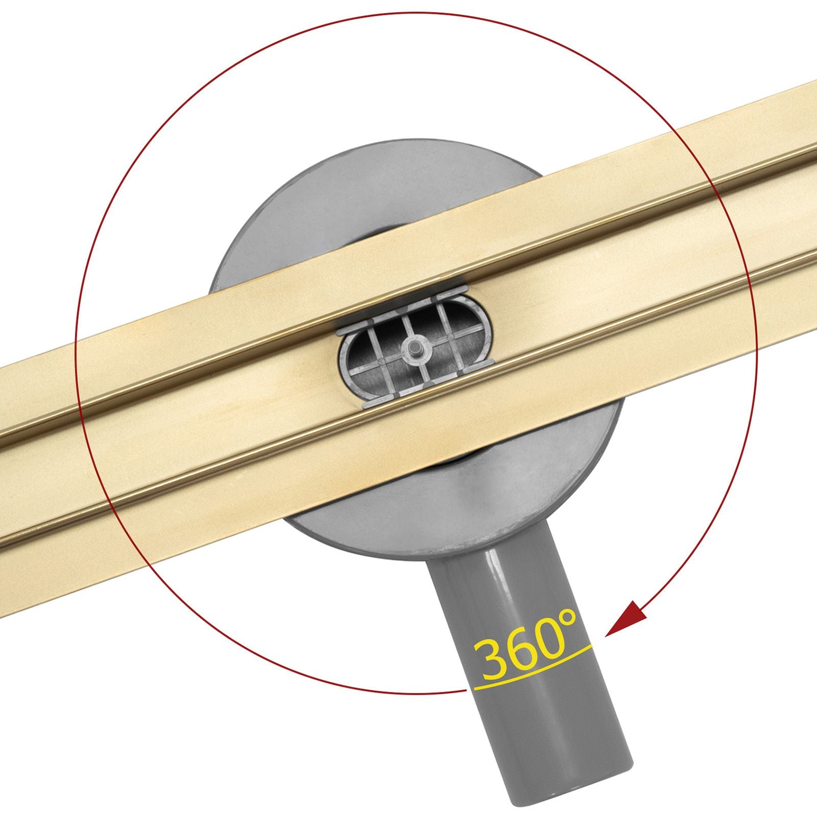 Odpływ Liniowy REA NEO SLIM PRO Złoty 60