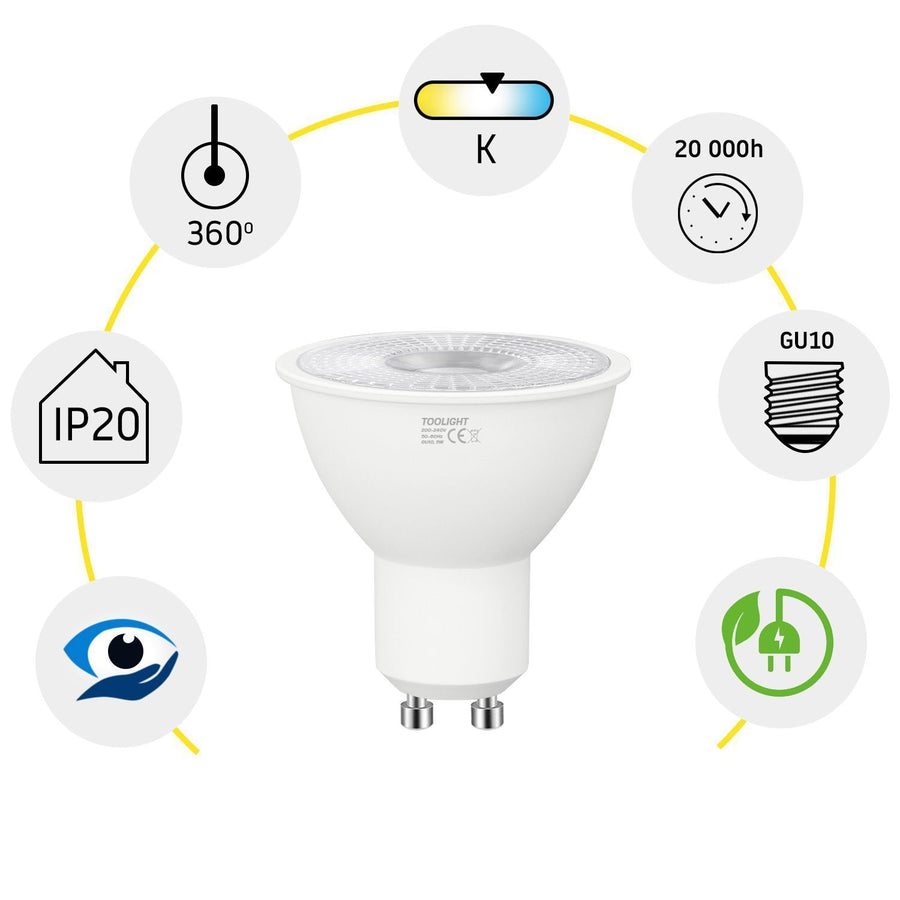 Żarówka LED Zimna GU10 7W RSL045