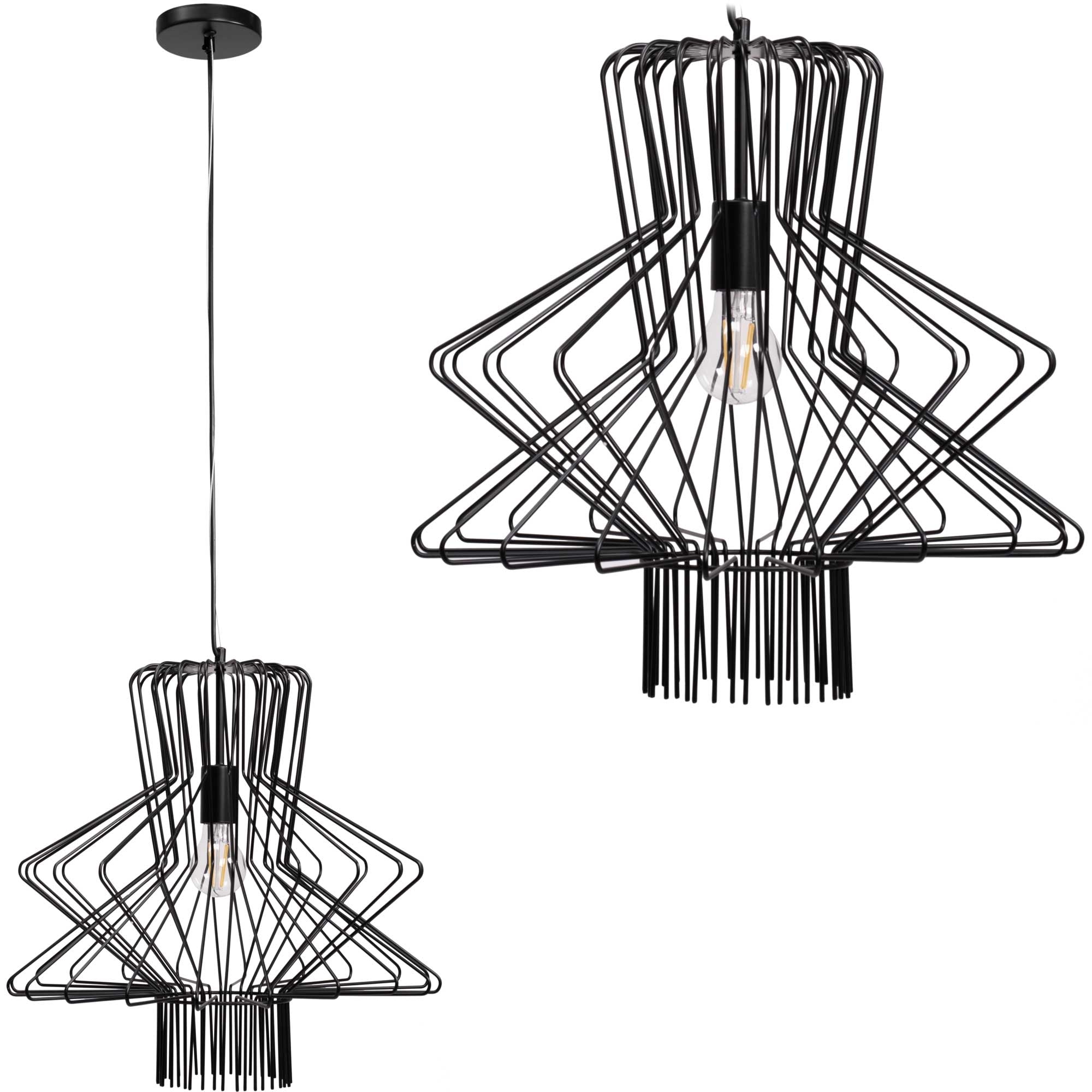 LAMPA SUFITOWA WISZĄCA APP1458-1CP  1