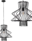 LAMPA SUFITOWA WISZĄCA APP1458-1CP  1