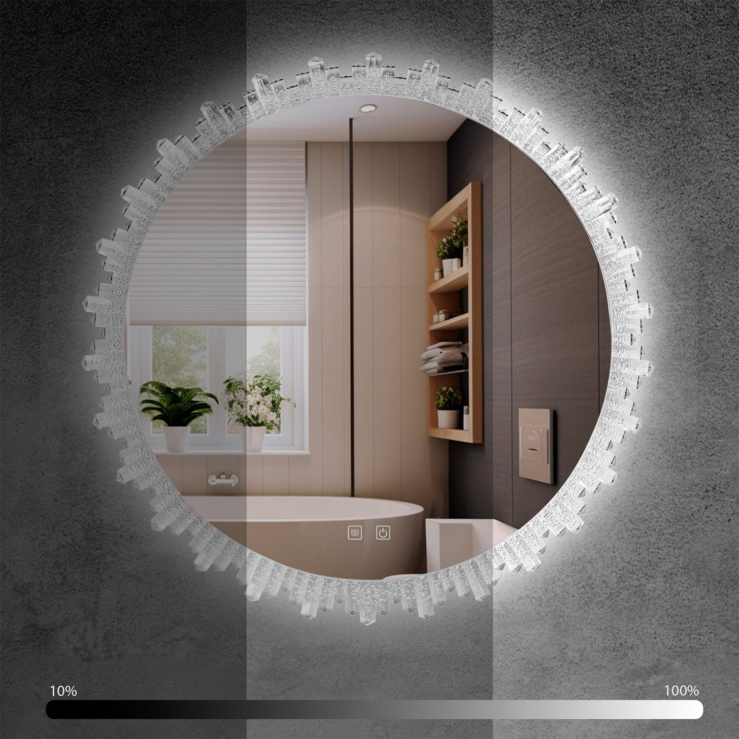 Lustro Ścienne Led 80cm X013  4