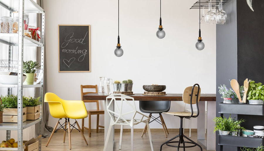 Lampa Wisząca APP1124-1CP Black Gold