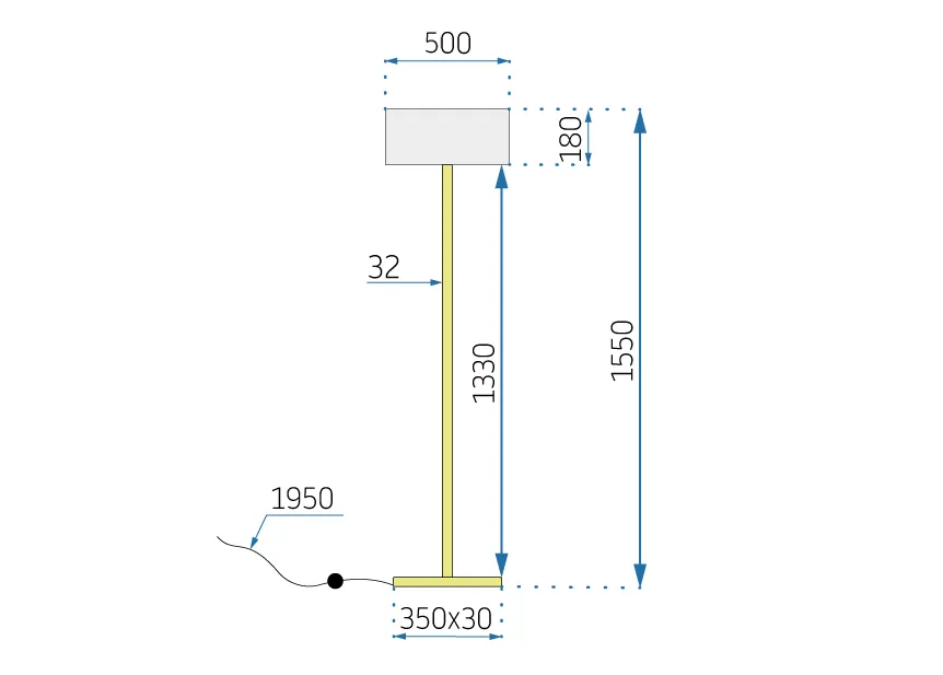 Lampa stojąca podłogowa APP966-3F