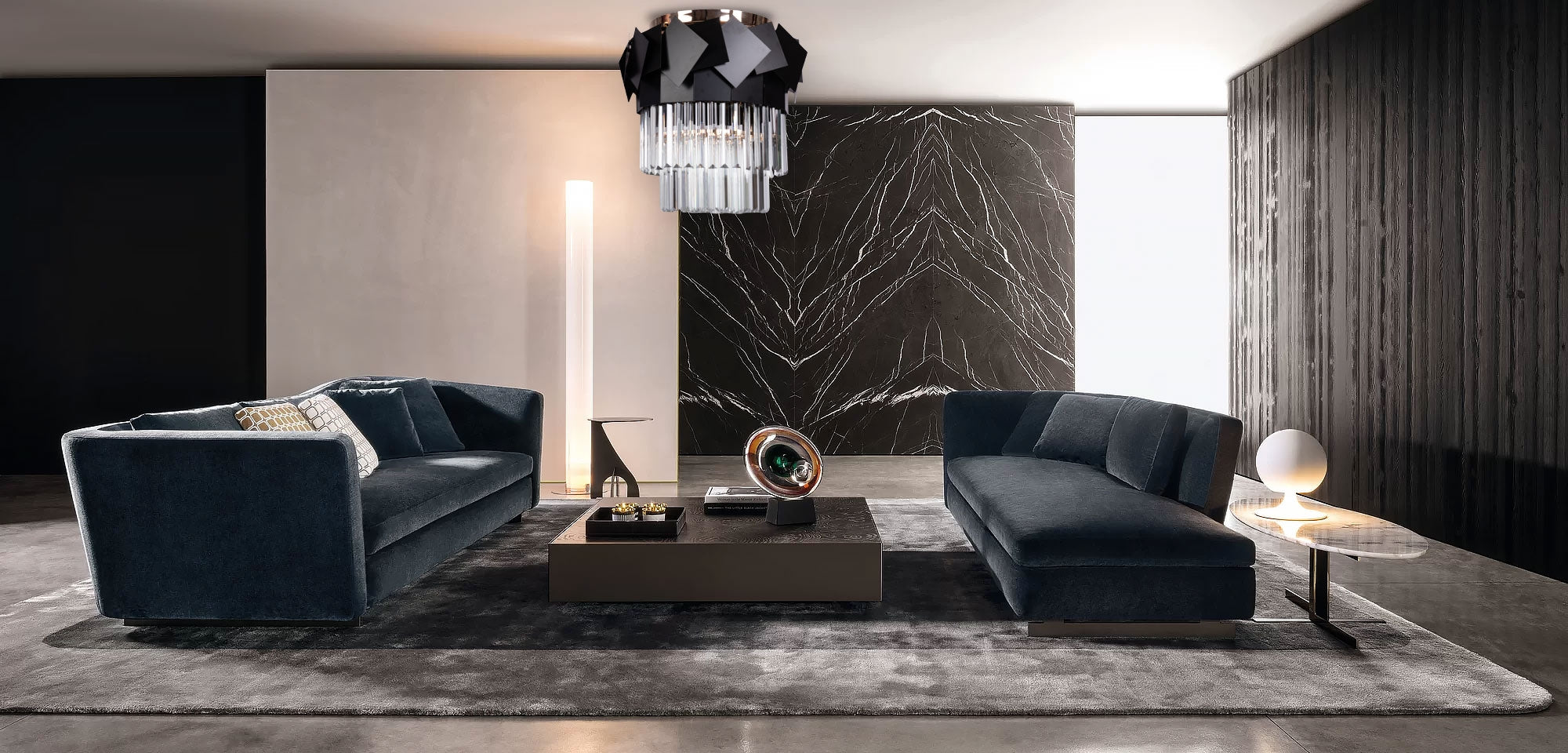 Lampa kryształowa wisząca APP1309-C złota  3