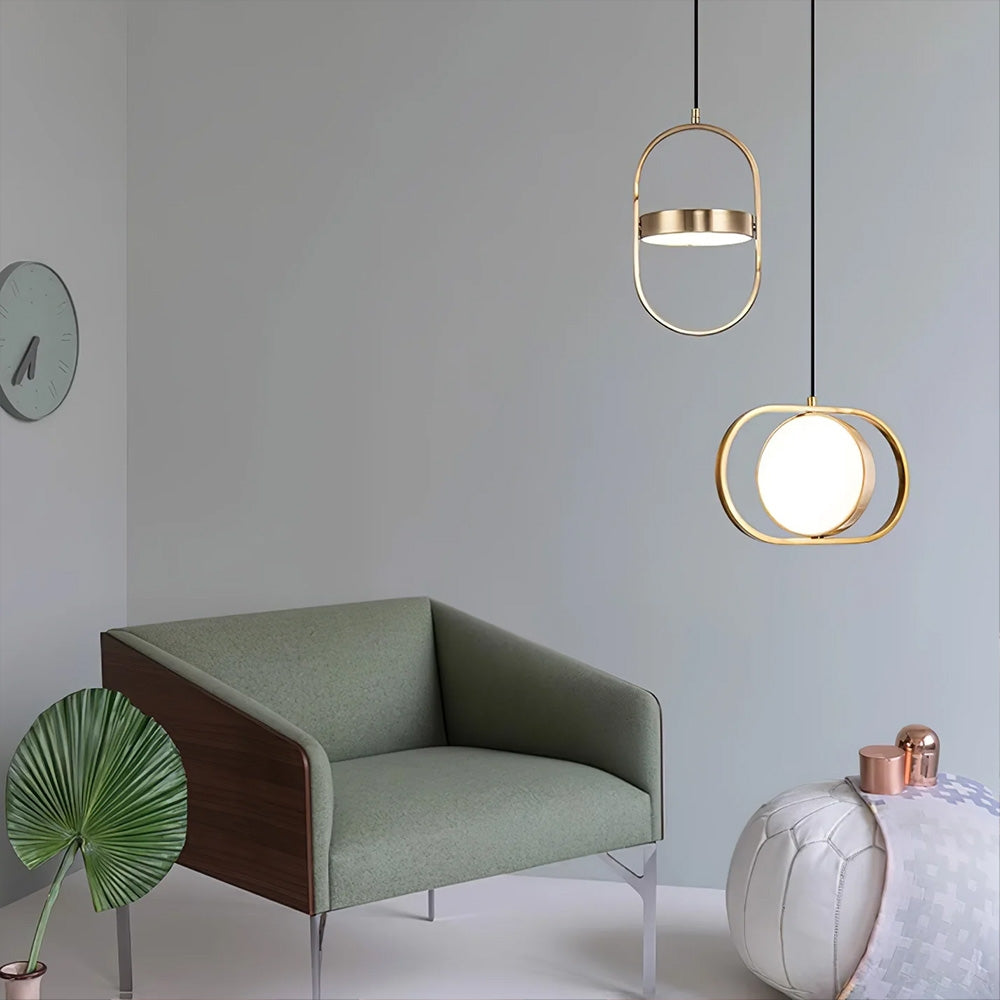 Lampa Wisząca Led App1555-cp Gold  6