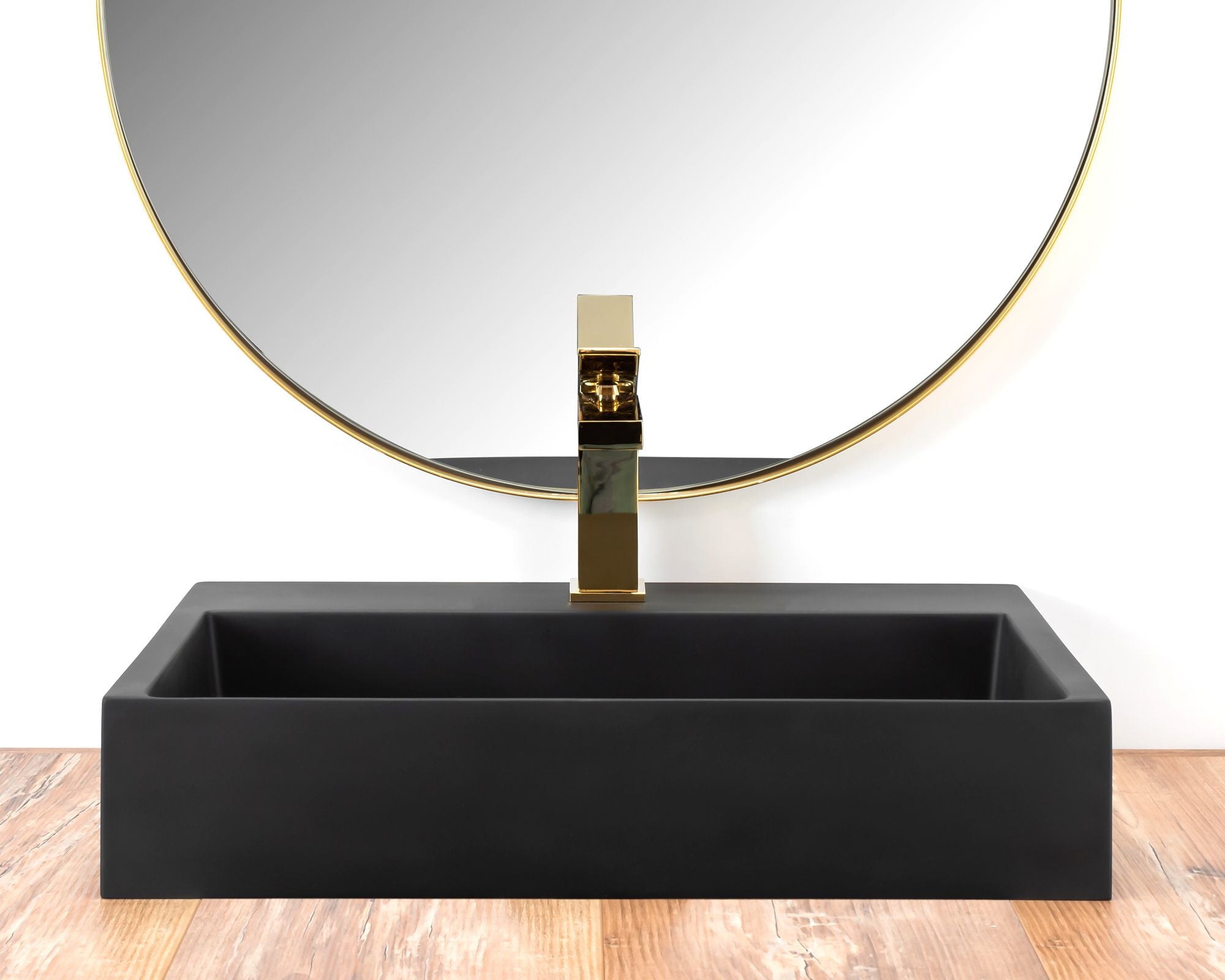 Umywalka Konglomeratowa GOYA BLACK MAT 50CM