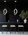 Lampa Wisząca Led G019-cp Złota  3