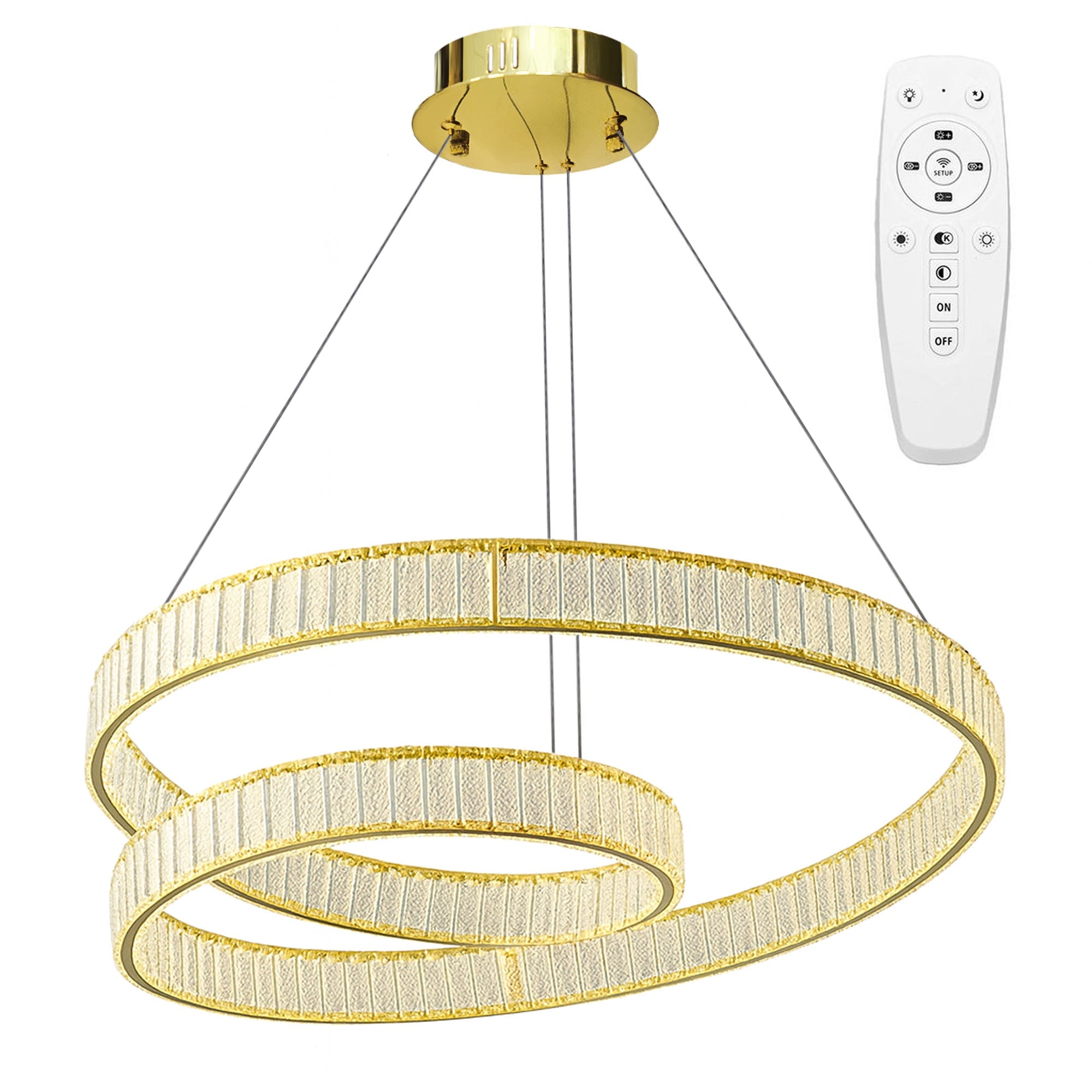 Lampa Sufitowa Wisząca Led App1767-cp Złota  1
