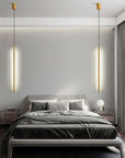 LAMPA SUFITOWA WISZĄCA LED APP1414-C GOLD 100cm