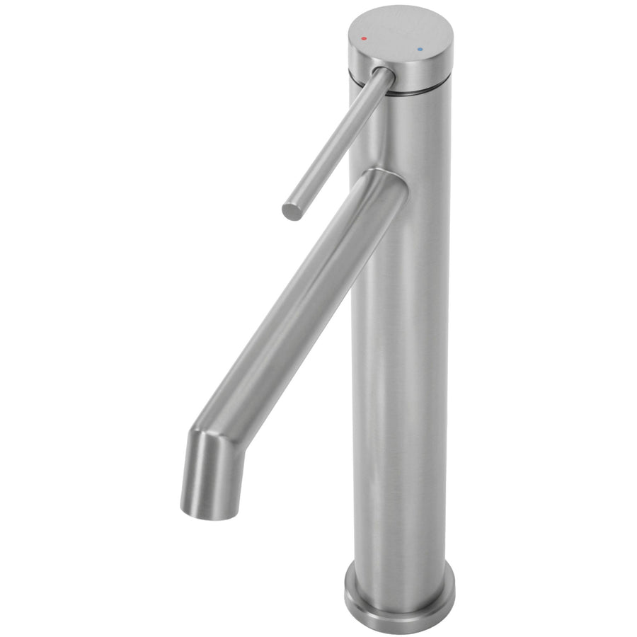 Bateria Umywalkowa Rea Foss nikiel szczotkowany Inox wysoka nickel brush