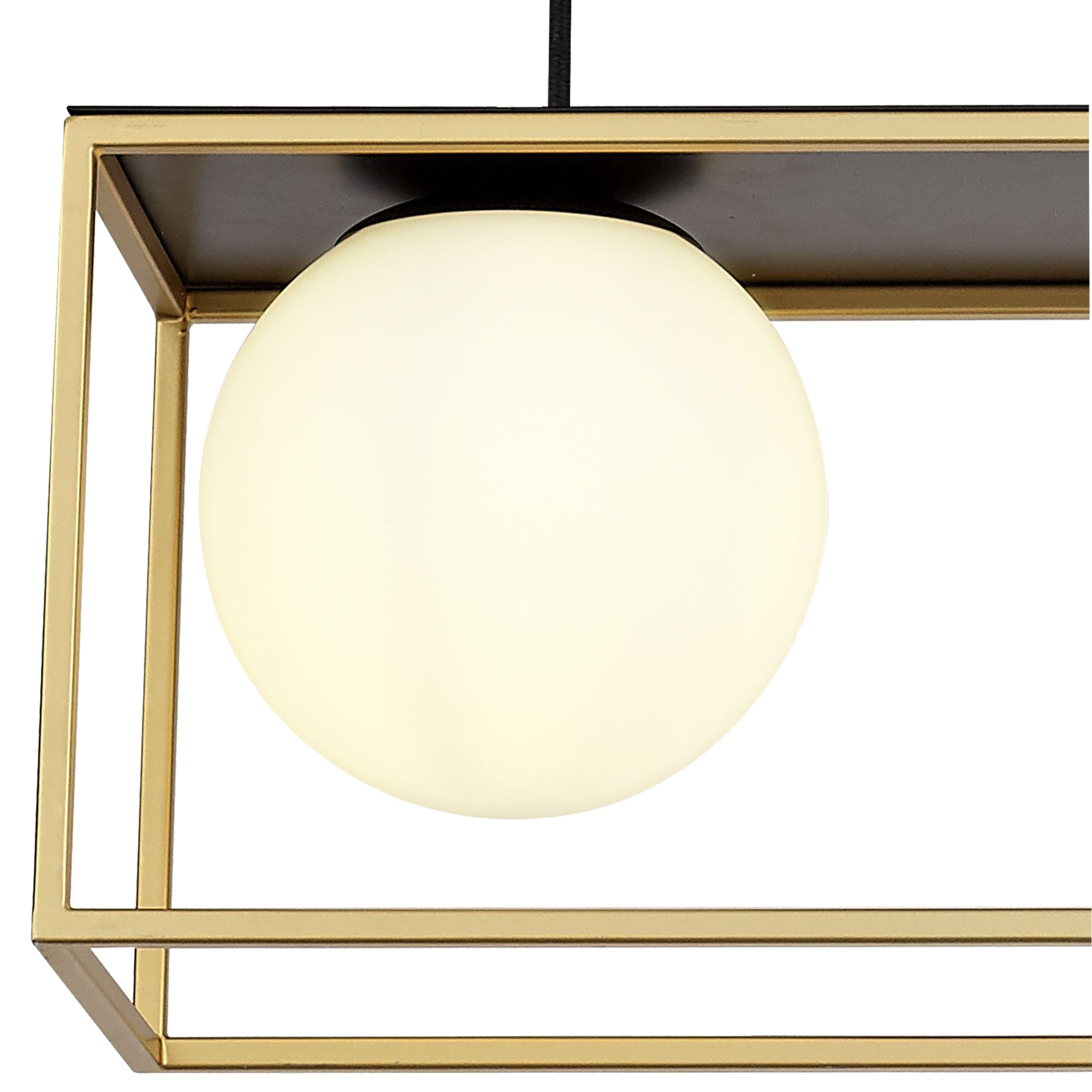 Lampa sufitowa Czarno Złota APP1164-3CP  4