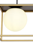 Lampa sufitowa Czarno Złota APP1164-3CP  4