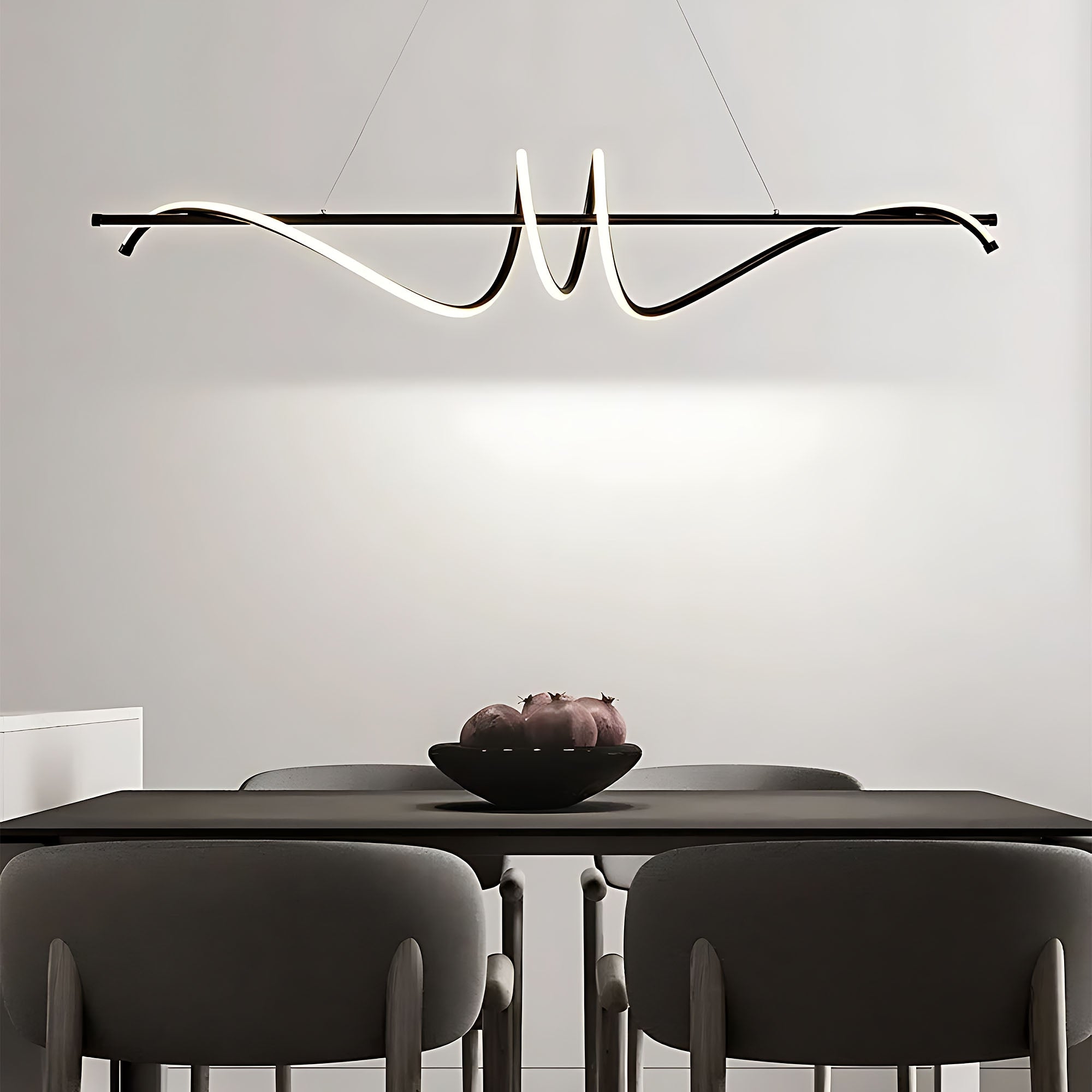 Lampa Wisząca Led Lhj023-cp 120 Cm Czarna  4