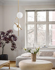 Lampa Sufitowa Wisząca Gold APP1666-2CP  4