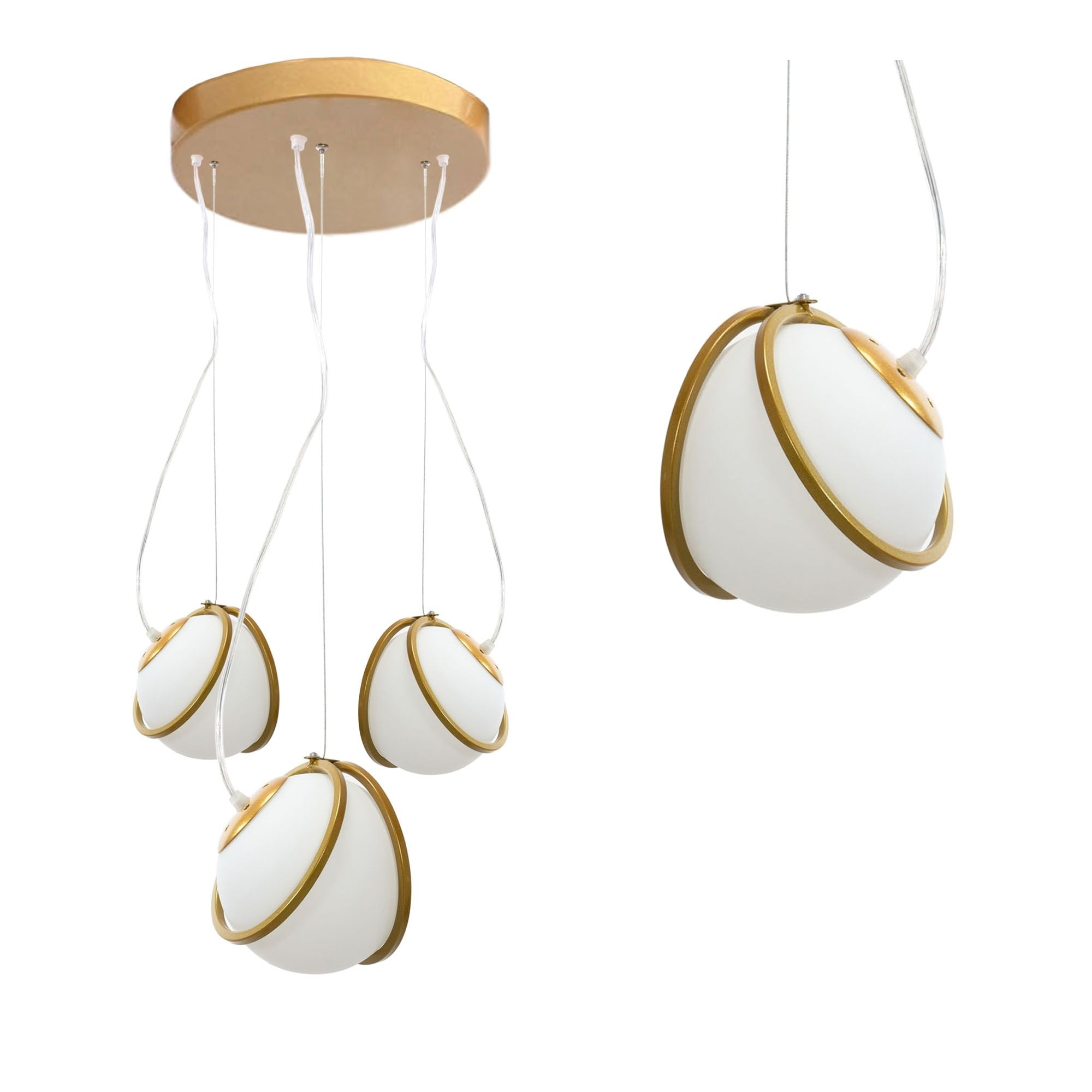 Lampa wisząca APP1090-3CP Złota  8