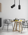 LAMPA SUFITOWA WISZĄCA APP609-1C Czarna