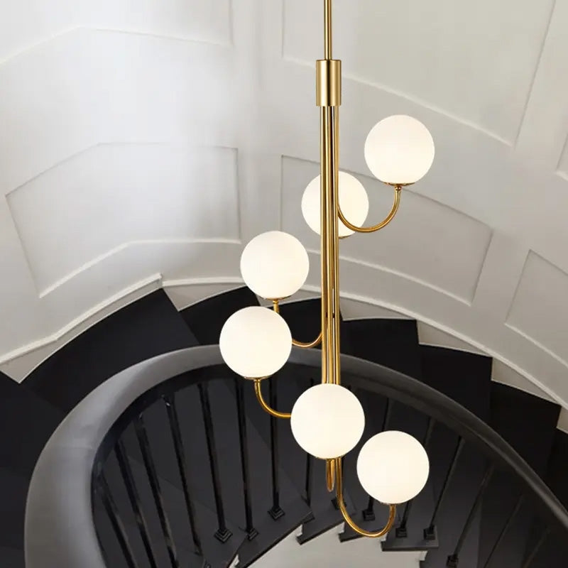 Lampa Sufitowa Wisząca Gold APP1585-6CP  5