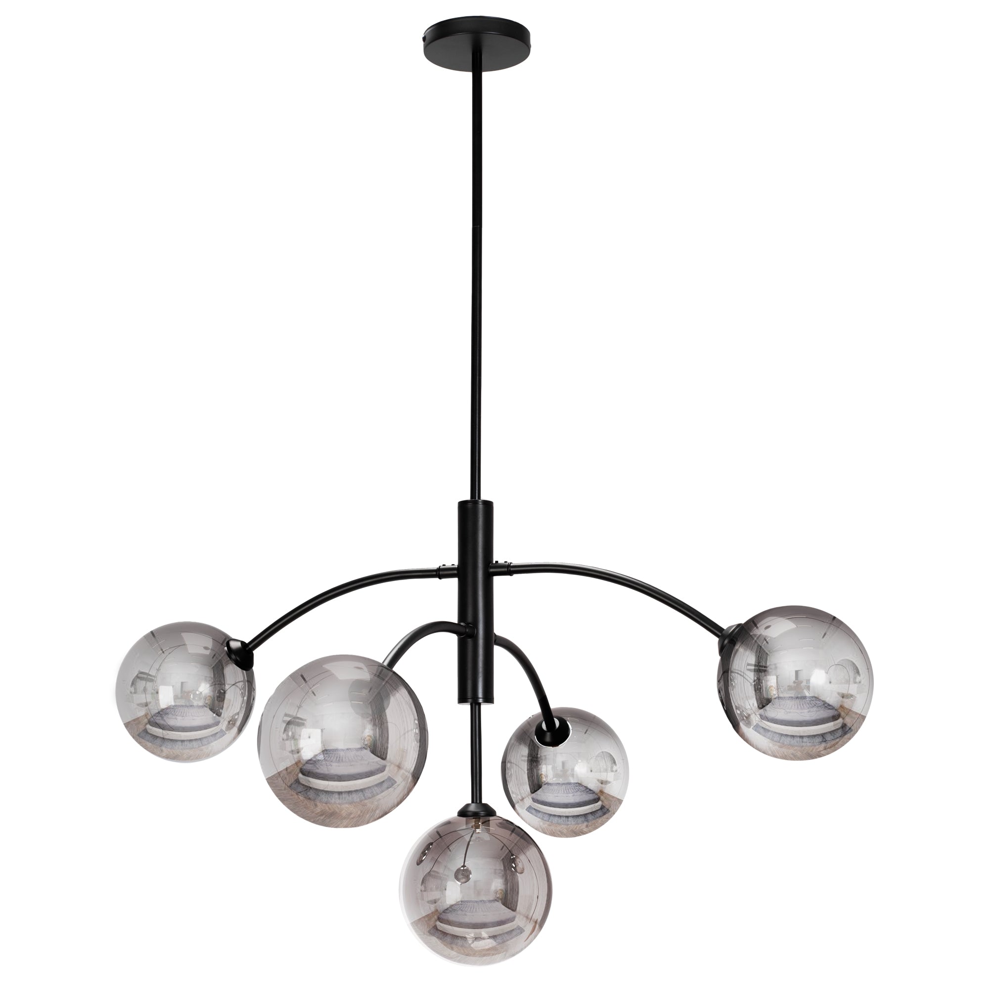 Lampa Sufitowa Szklane Kule APP1021-6CP  1
