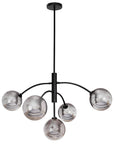 Lampa Sufitowa Szklane Kule APP1021-6CP  1