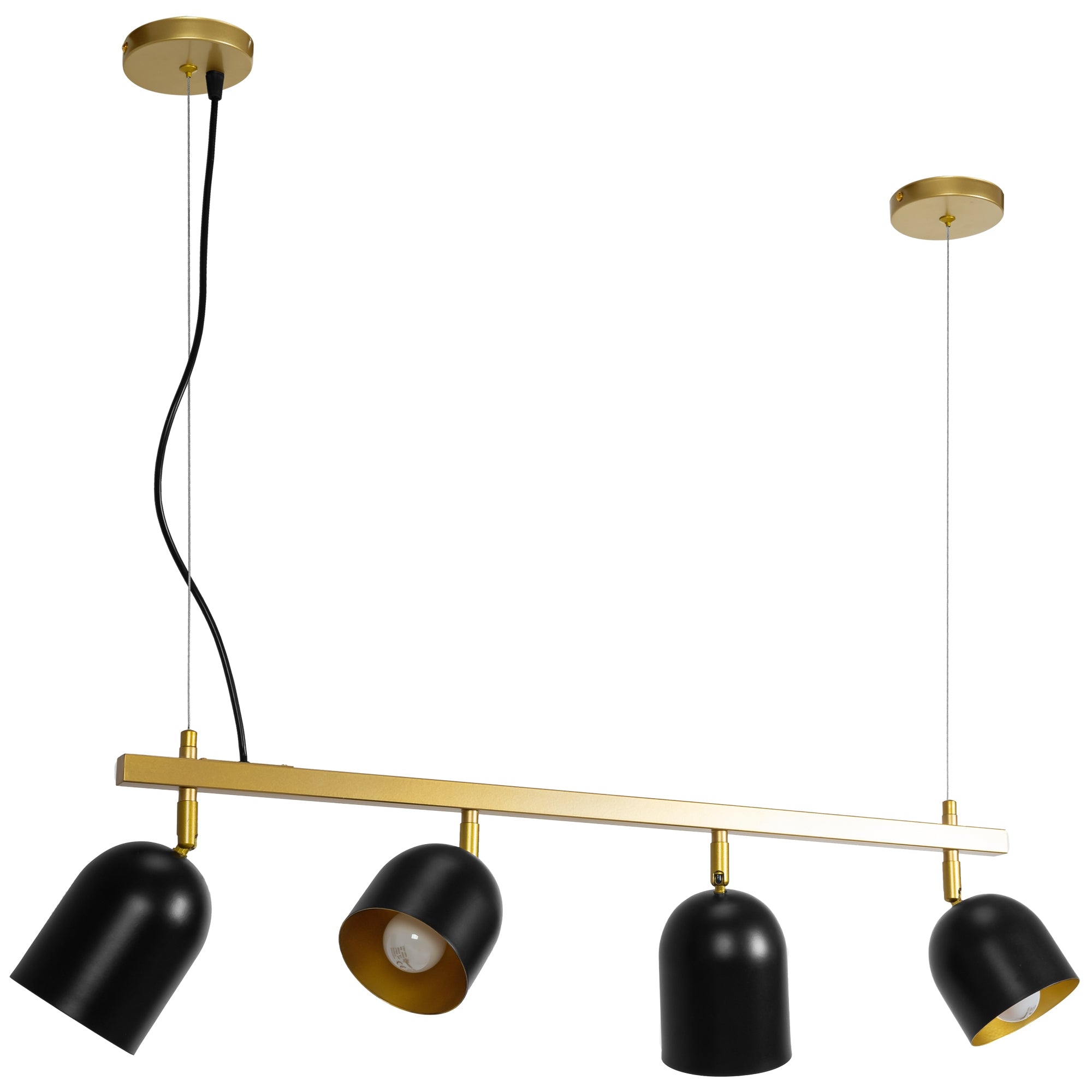 Lampa Wisząca APP1031-4CP Czarna  2