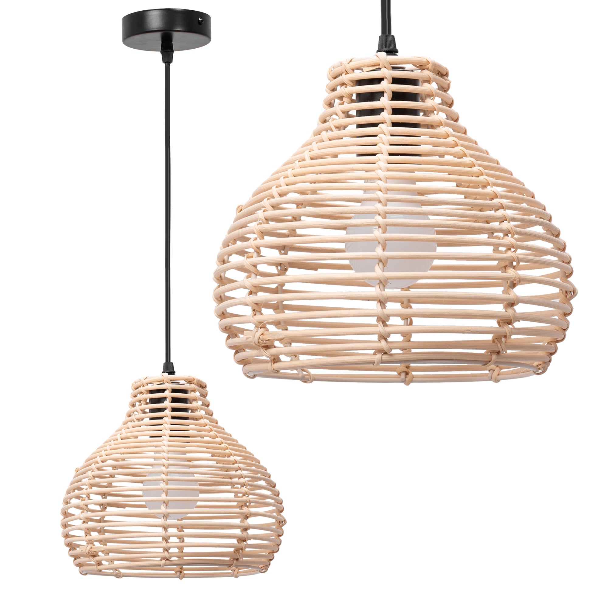 Lampa Sufitowa Wisząca Natural Boho APP984-1CP Small  1