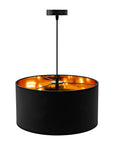 Lampa Wisząca  40cm APP620-1CP Czarna