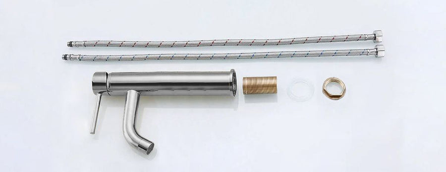 Bateria Umywalkowa Rea Lungo Chrom Wysoka