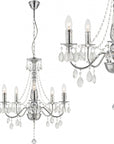 Lampa Sufitowa Wisząca Ebt014-5cp Chrom  1