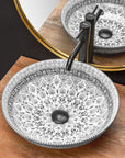 Umywalka nablatowa Rea Arte dark grey