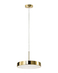 LAMPA SUFITOWA WISZĄCA LED APP1686-1CP 30CM ZŁOTA  1