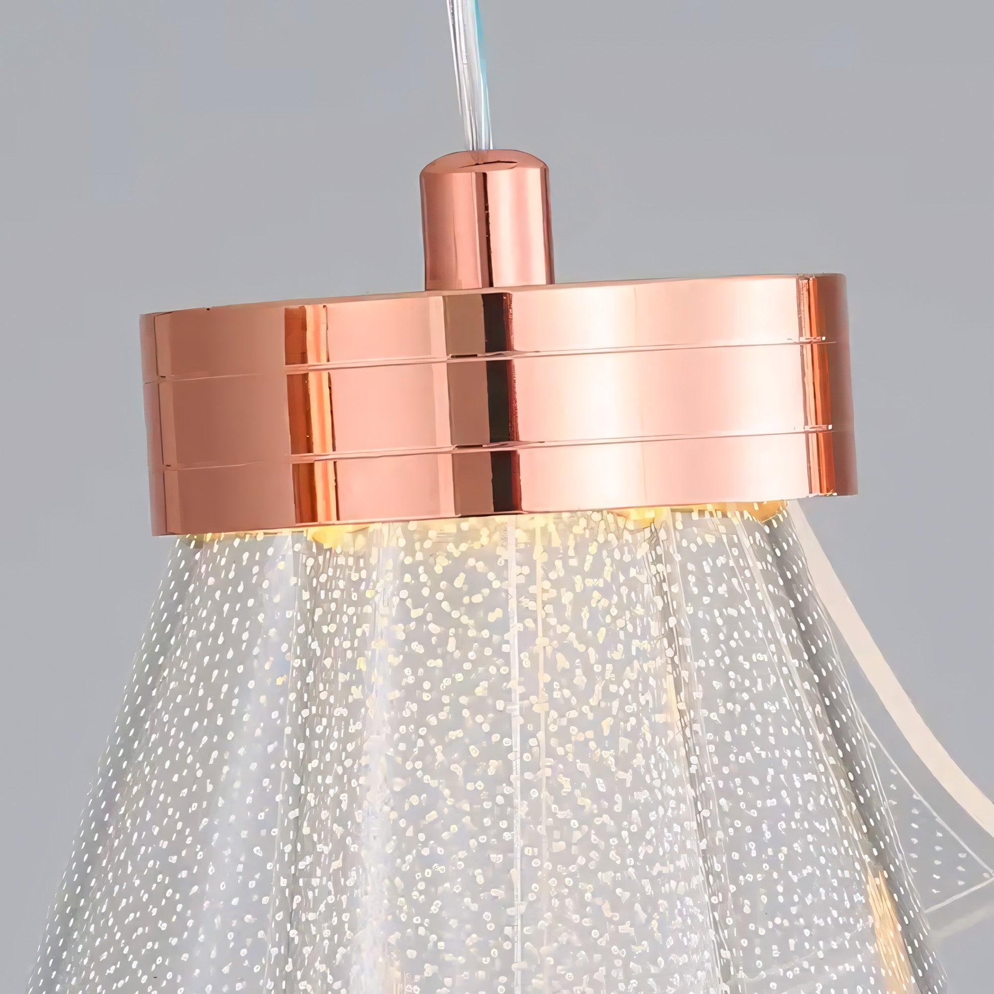Lampa Ścienna Kinkiet APP1766-1W Różowe Złoto  4