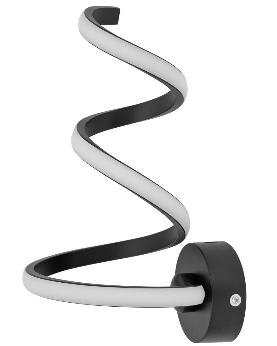 LAMPA ŚCIENNA KINKIET LED SPRING UP APP829-W Czarny MATT