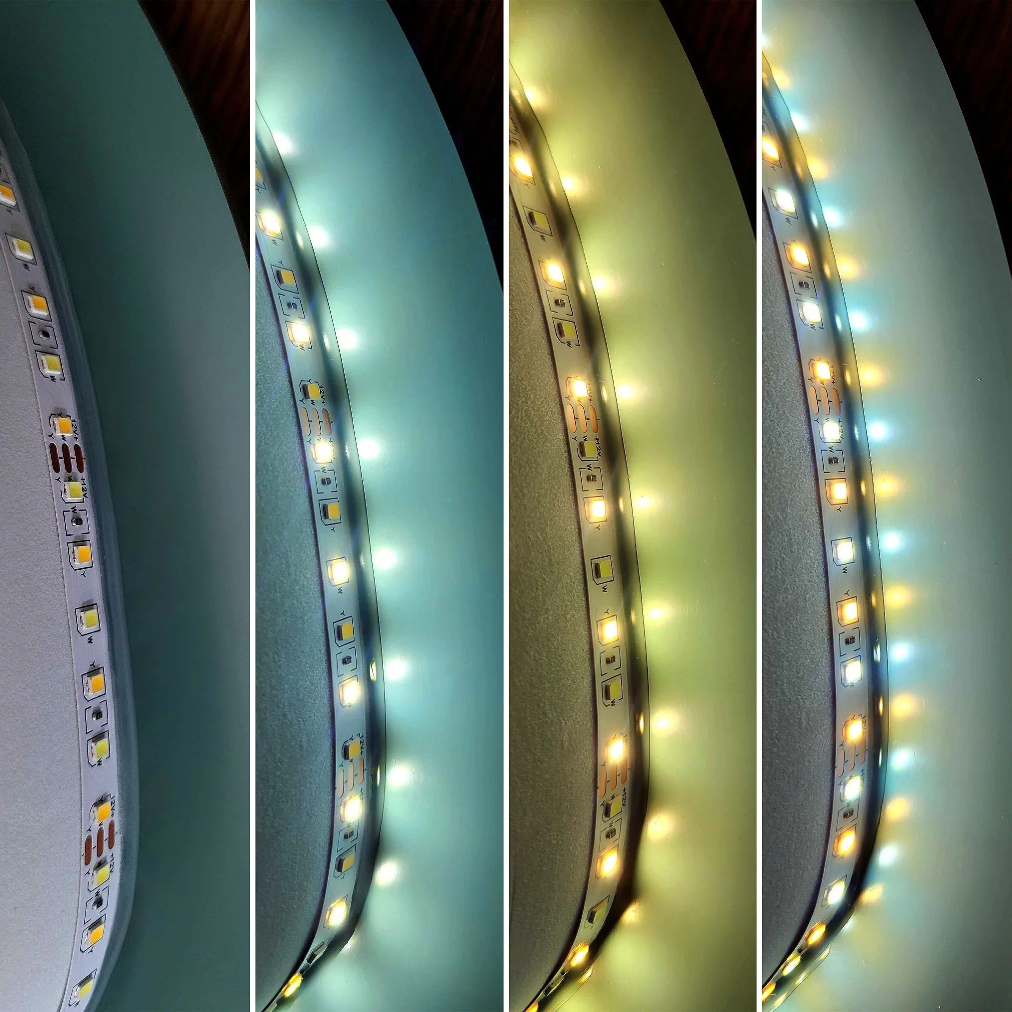 LUSTRO ŚCIENNE LED R-8040 80cm + 40cm  10