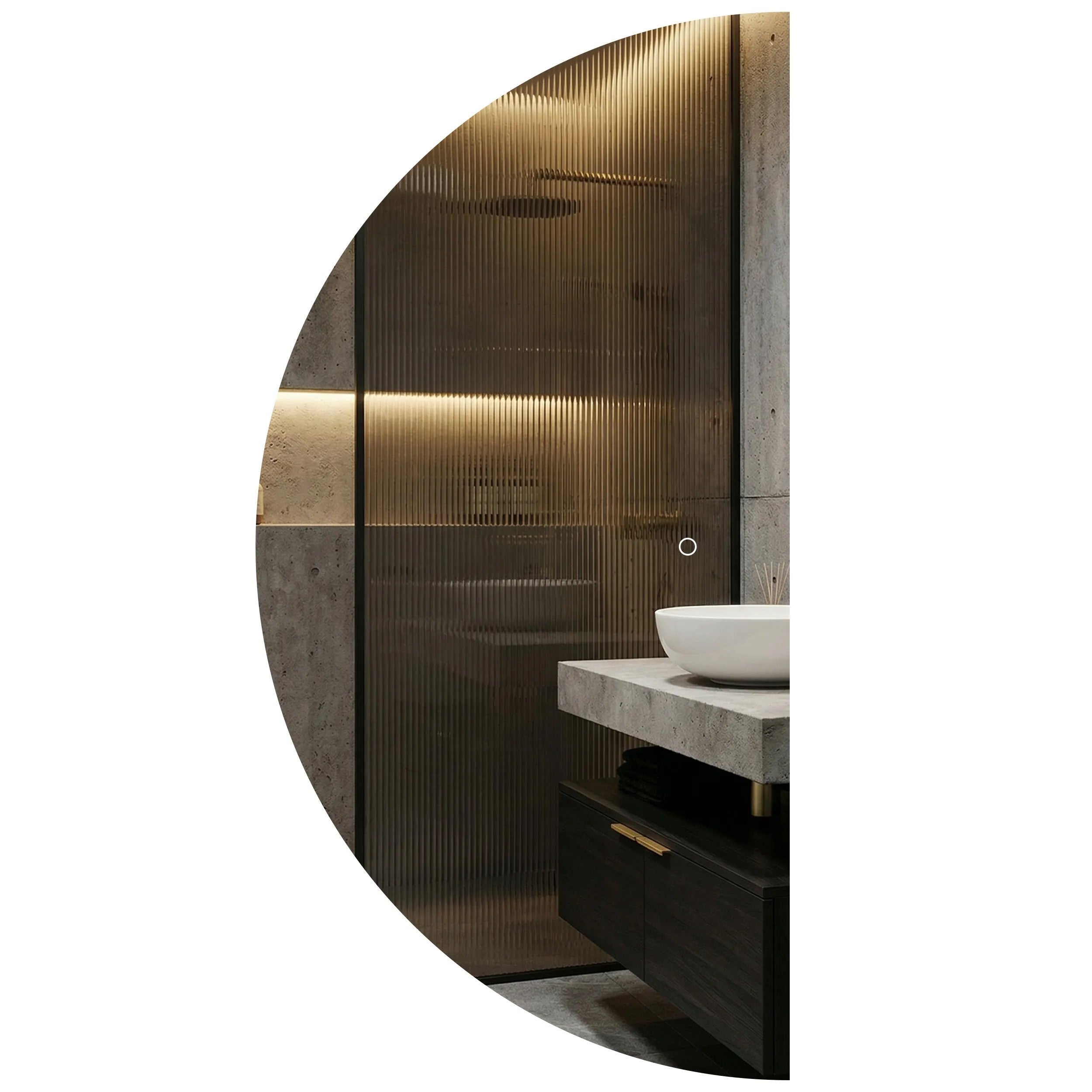 Lustro ścienne LED 120x60cm MOON  10