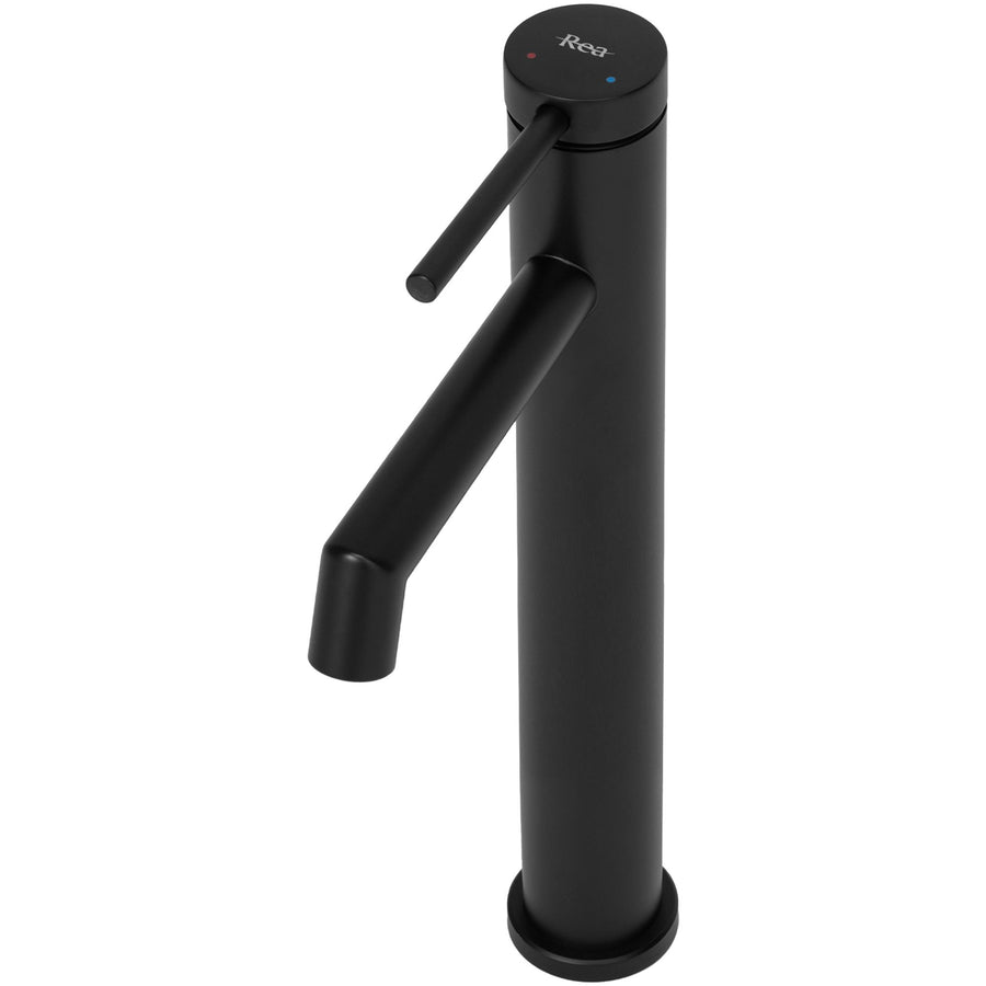 Bateria umywalkowa Rea Foss czarna wysoka black matt