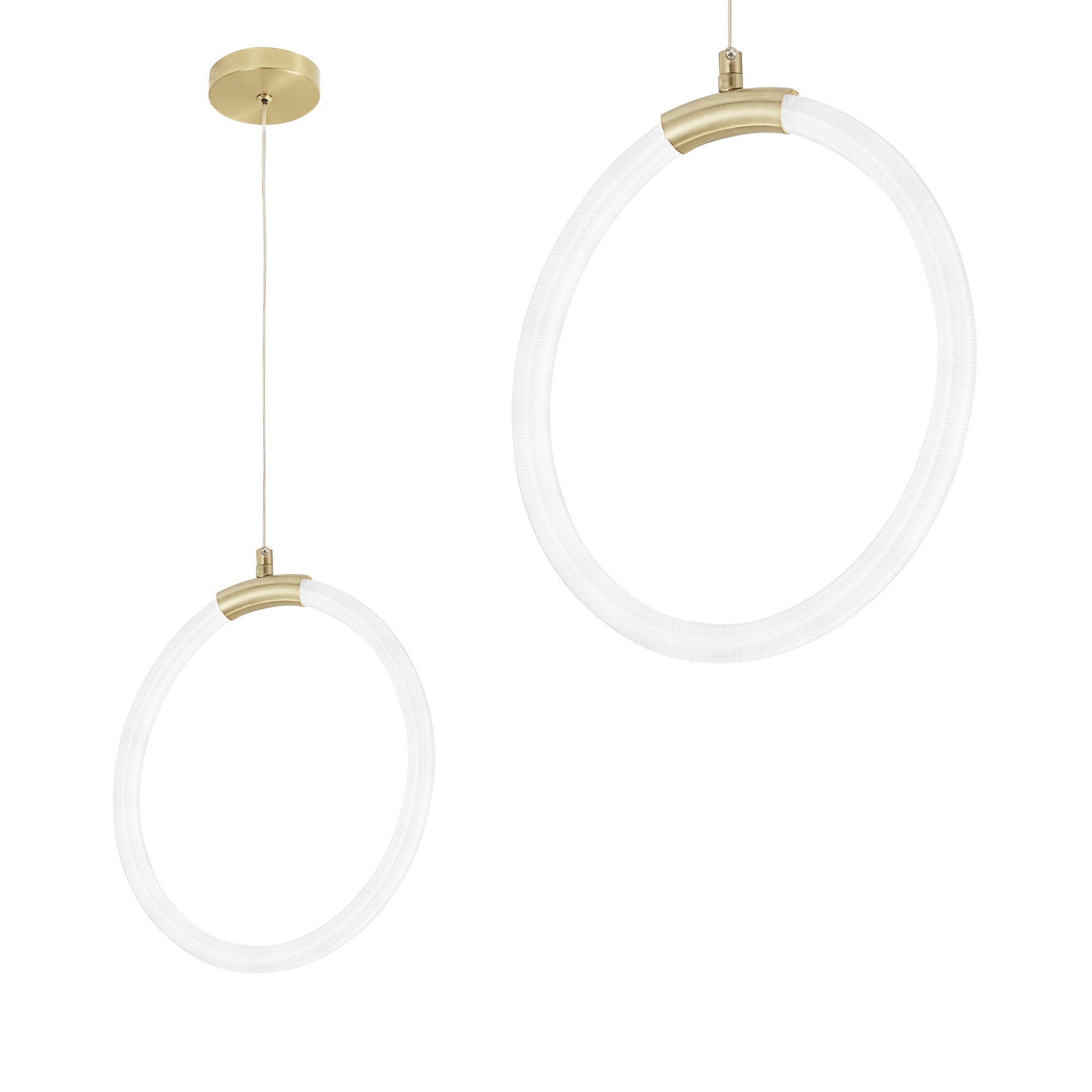 Lampa Wisząca Led G020-cp Złota  1
