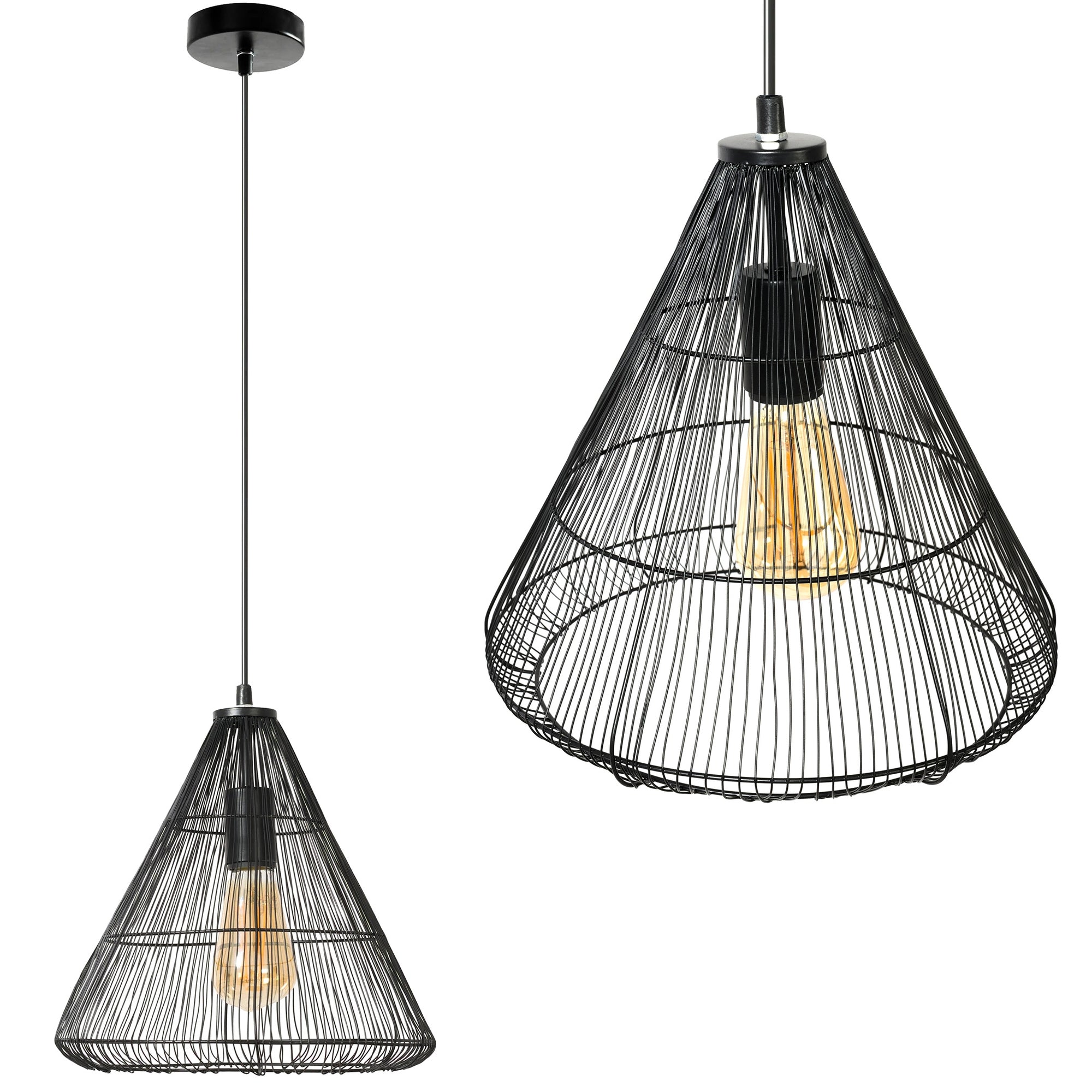 Lampa sufitowa wisząca w stylu loft LH2065  1