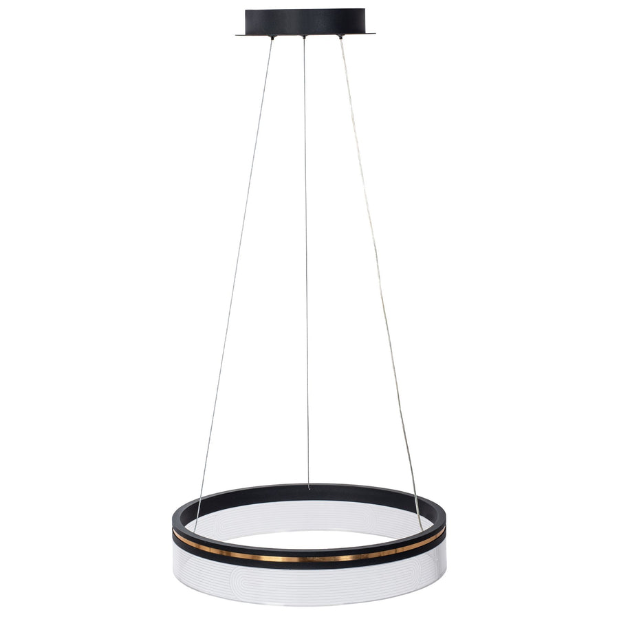Lampa Wisząca LED APP1191-CP 40cm Czarna