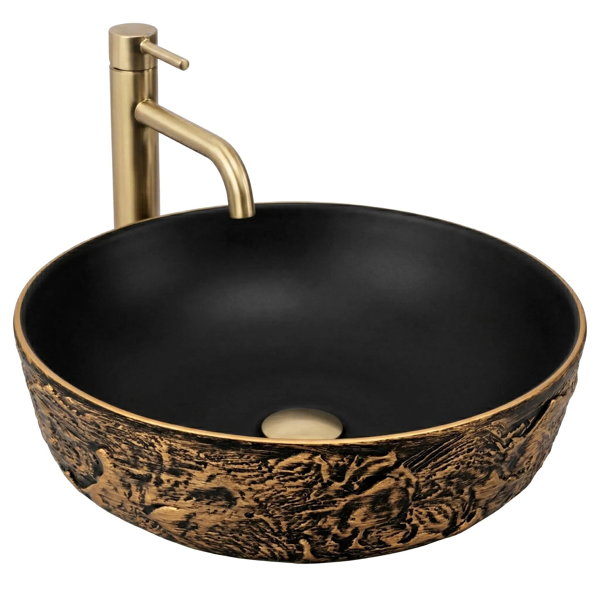 Umywalka nablatowa Rea Babilon Gold  11