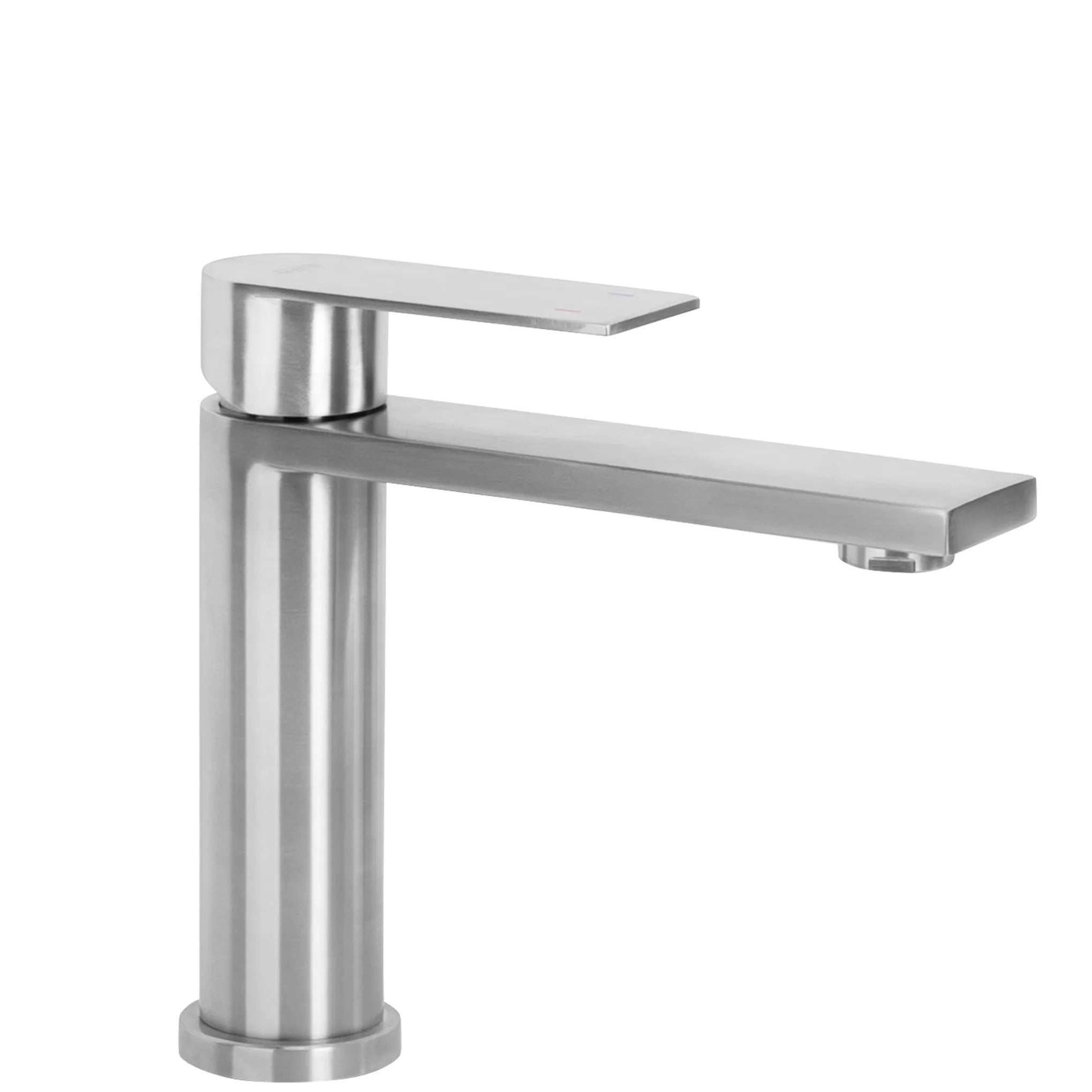 Bateria umywalkowa Rea Hunter Nikiel Szczotkowany Niska  11