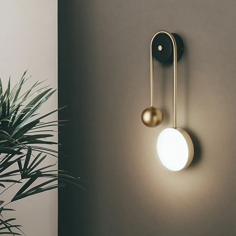 LAMPA ŚCIENNA KINKIET APP1474-W GOLD