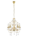 Lampa Sufitowa Wisząca Ebt009-5cp Złota  1