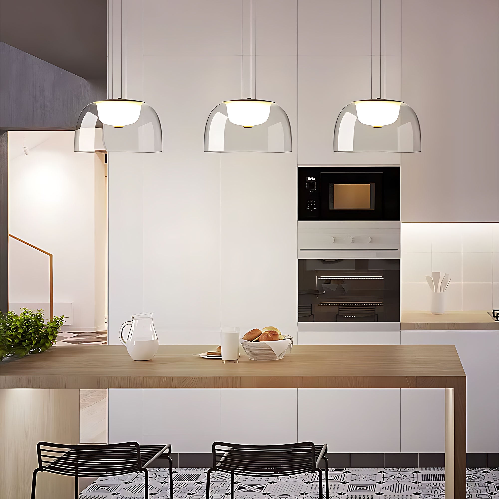 Lampa Wisząca Led APP1690-1PC B Złota  5