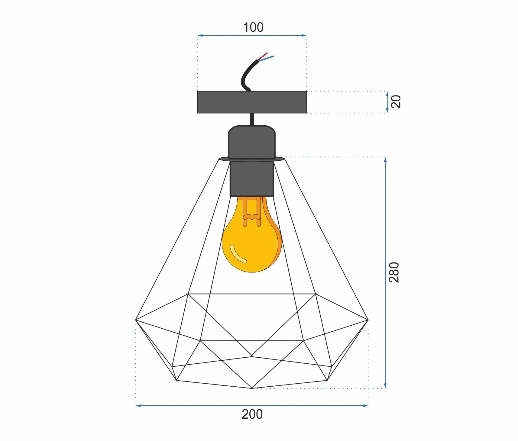 Lampa Reno 180986D