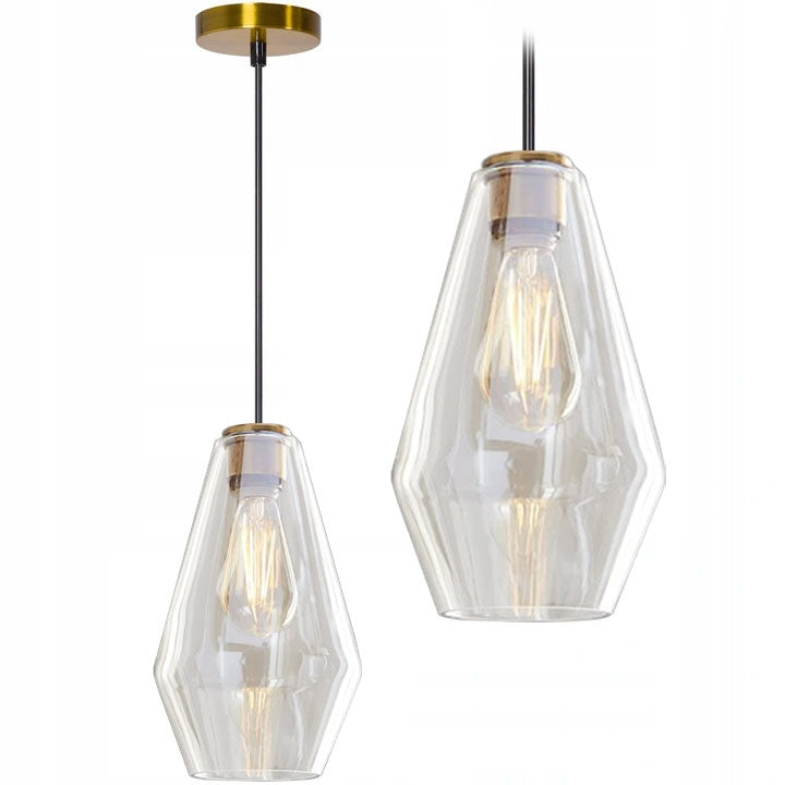 Lampa sufitowa szklana APP438-1CP  1
