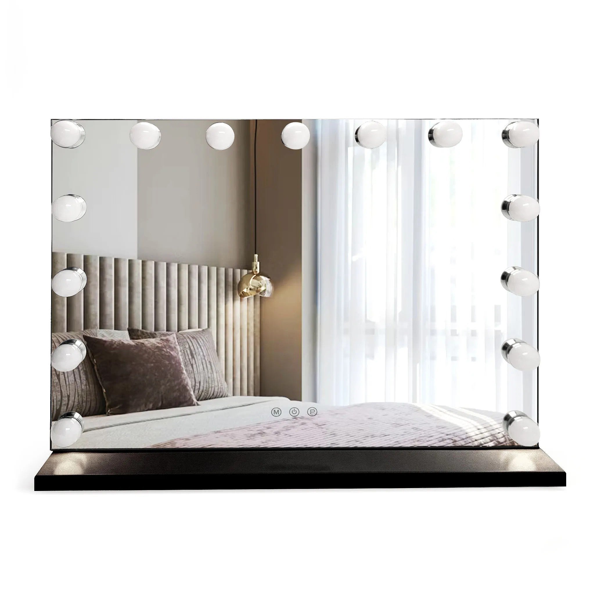 Lustro LED Hollywood Czarne  12