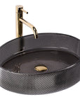 Umywalka nablatowa REA Mirella Black  12
